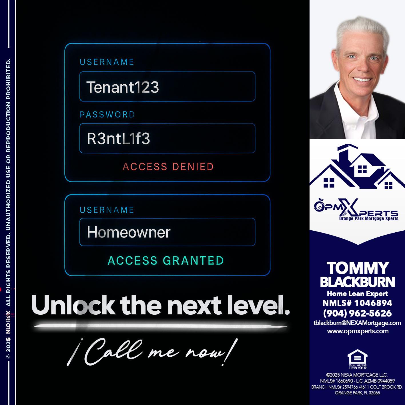 UNLOCK THE NEXT LEVEL - OpmXperts Your Mortgage Loan Xperts -