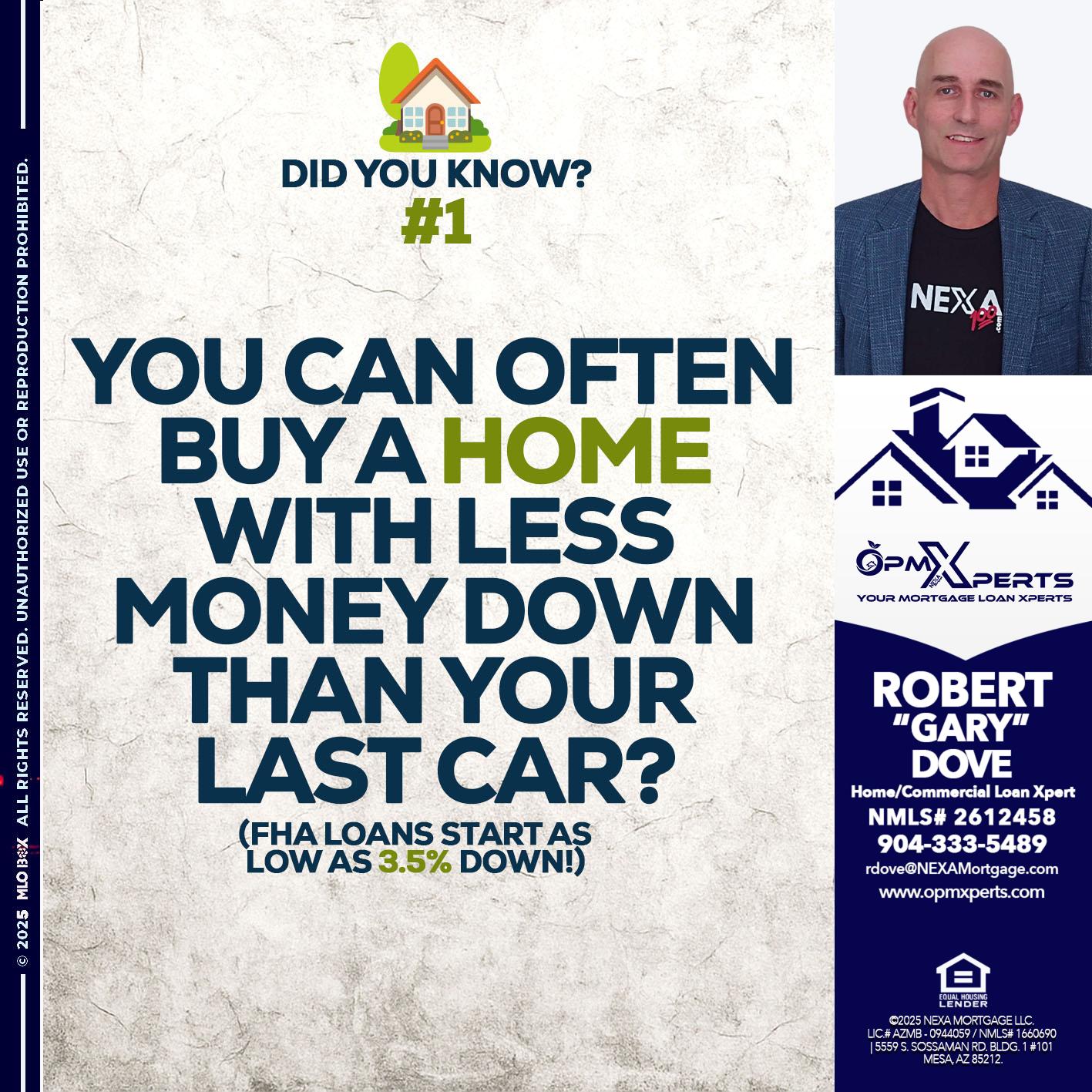 DID YOU KNOW #1 - OpmXperts Your Mortgage Loan Xperts -