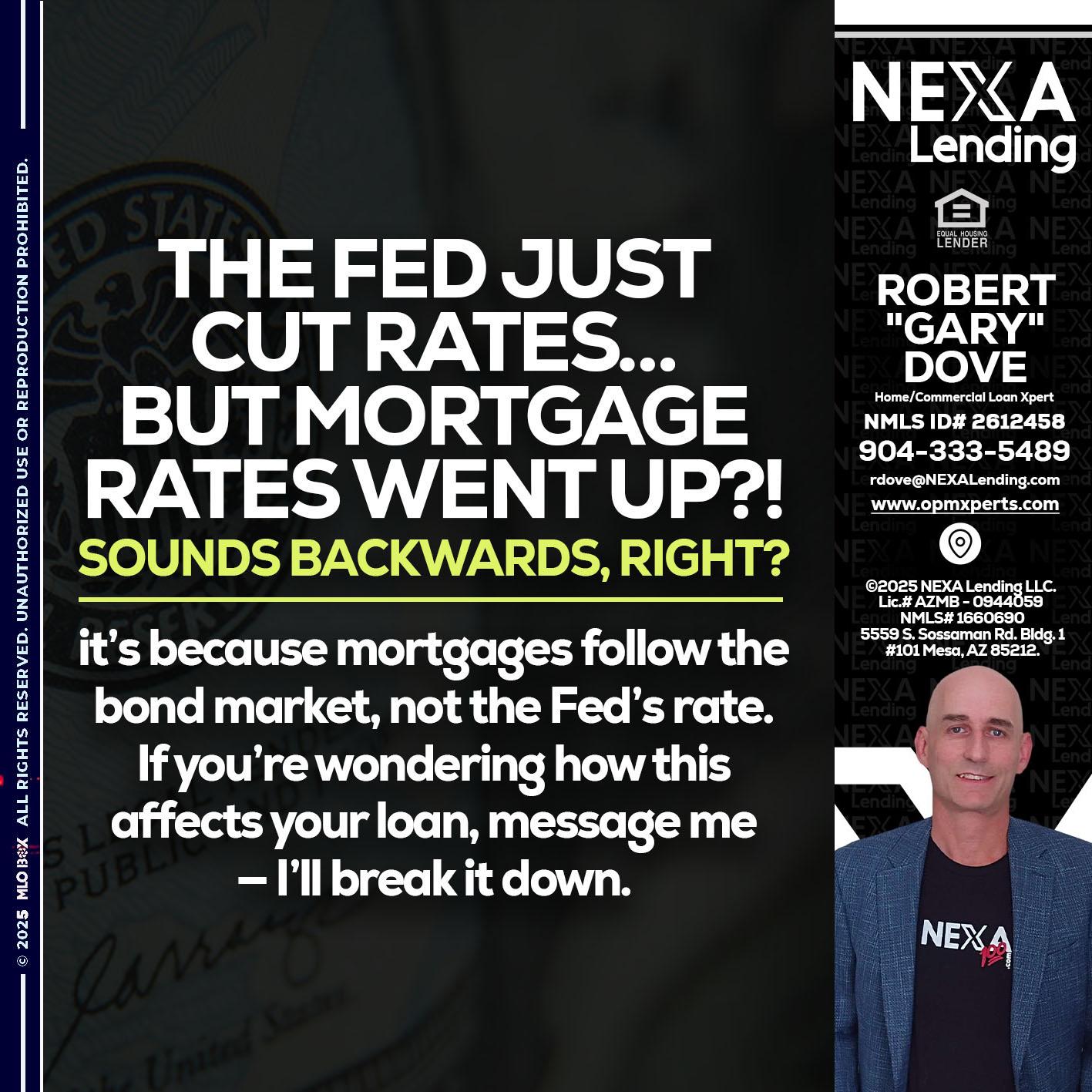 the fed just cut - OpmXperts Your Mortgage Loan Xperts -