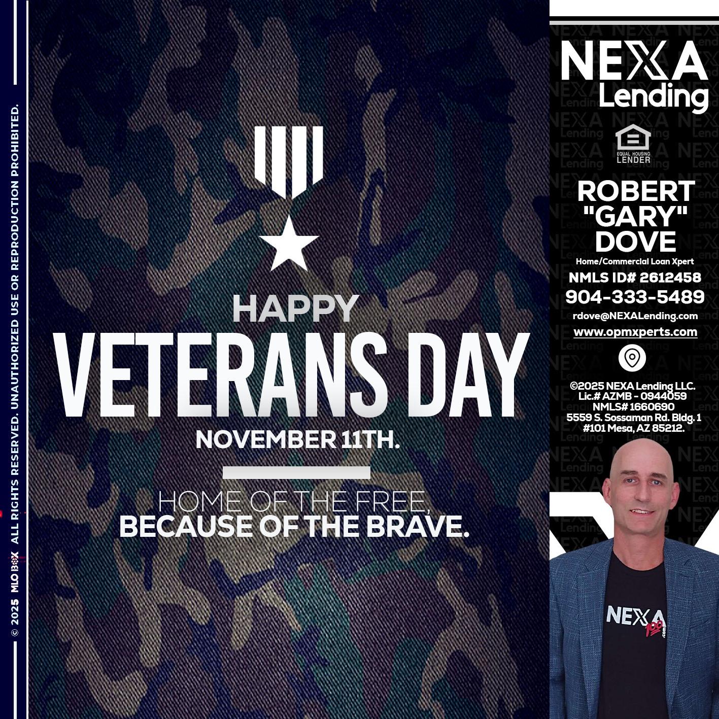 VETERANS DAY - OpmXperts Your Mortgage Loan Xperts -