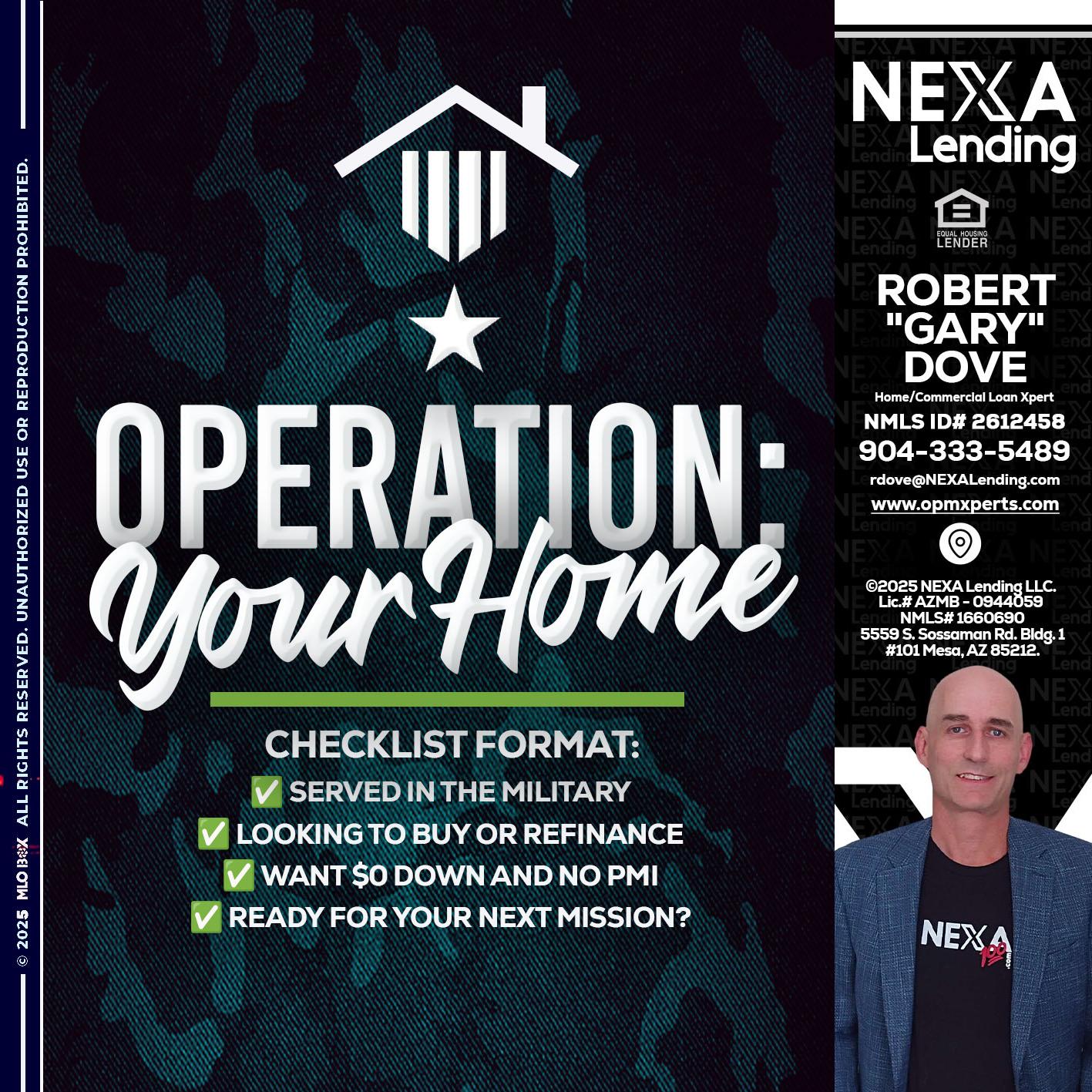 OPERATION YOUR HOME - OpmXperts Your Mortgage Loan Xperts -