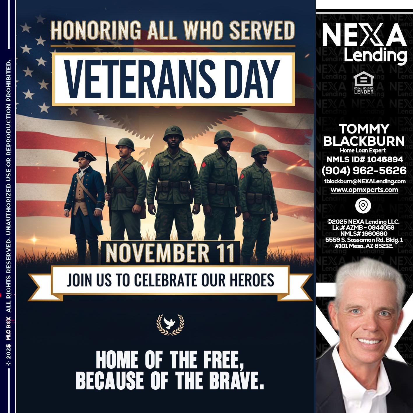VETERANS DAY - OpmXperts Your Mortgage Loan Xperts -