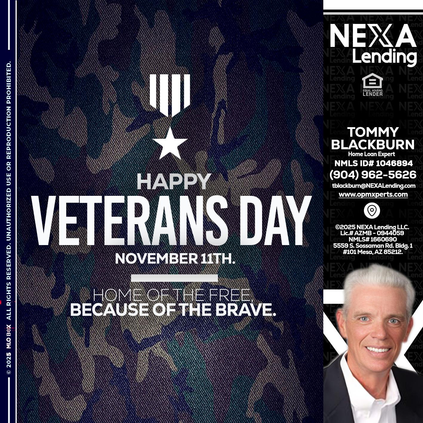 VETERANS DAY - OpmXperts Your Mortgage Loan Xperts -