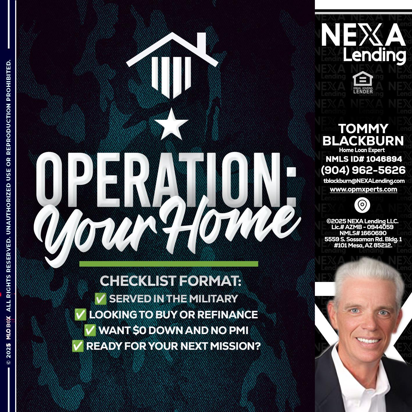 OPERATION YOUR HOME - OpmXperts Your Mortgage Loan Xperts -