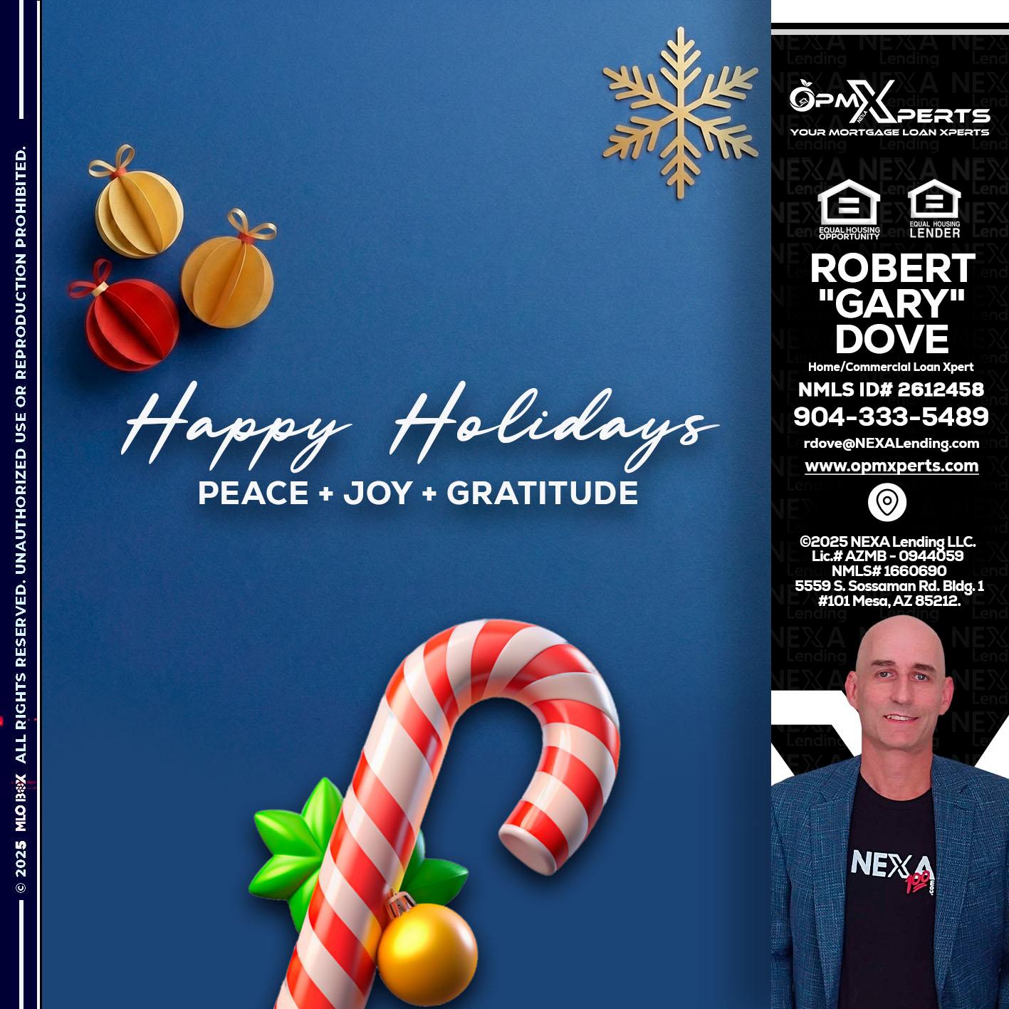 HAPPY HOLIDAYS - OpmXperts Your Mortgage Loan Xperts -