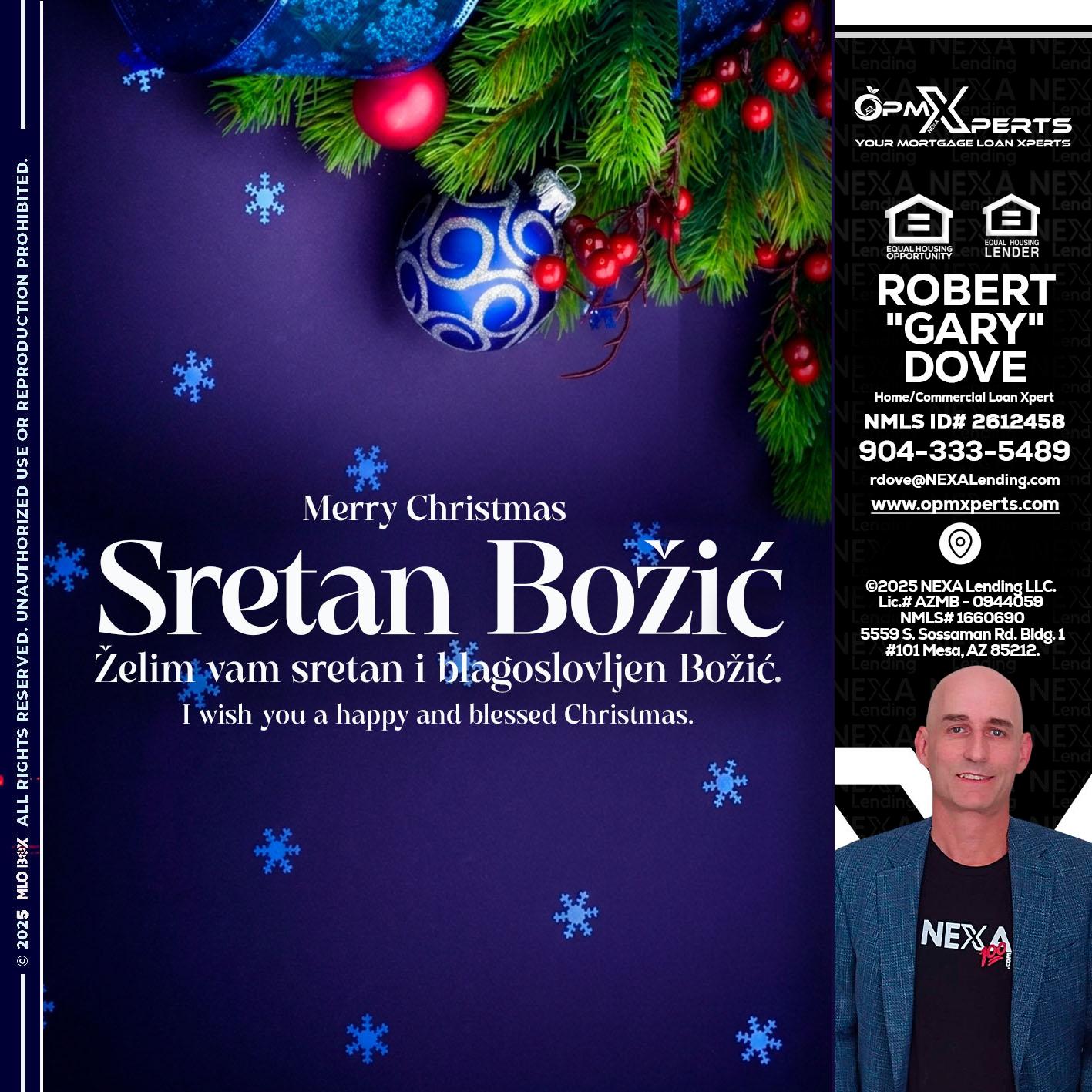 Sretan Božić - OpmXperts Your Mortgage Loan Xperts -