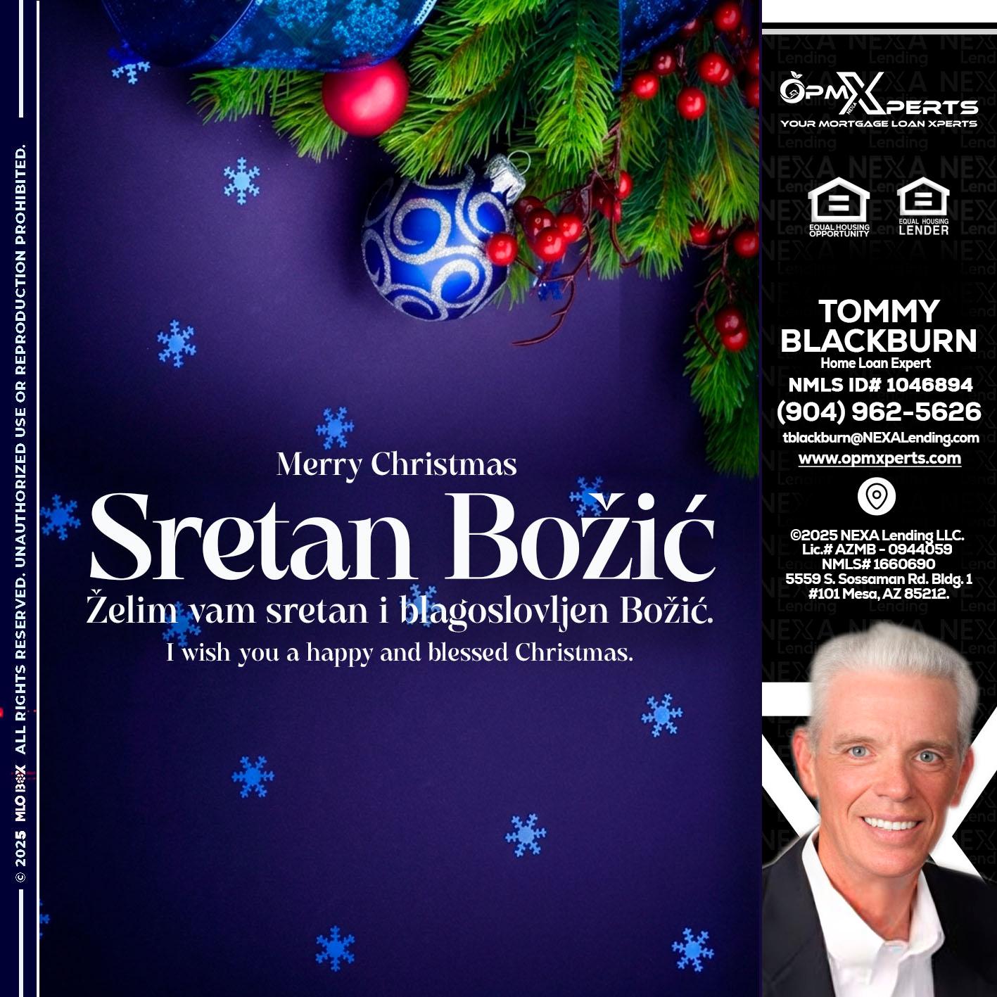 Sretan Božić - OpmXperts Your Mortgage Loan Xperts -