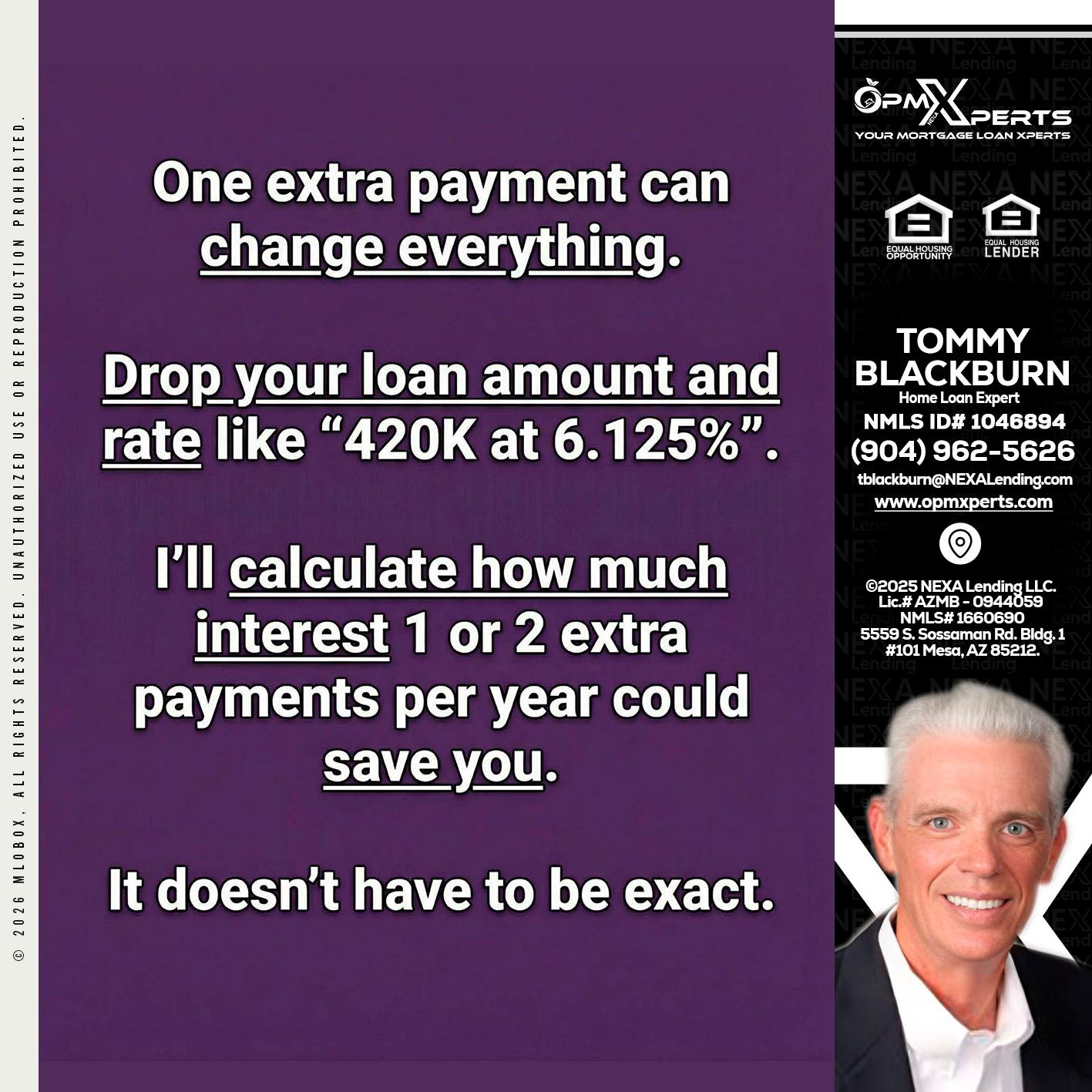 ONE EXTRA - OpmXperts Your Mortgage Loan Xperts -