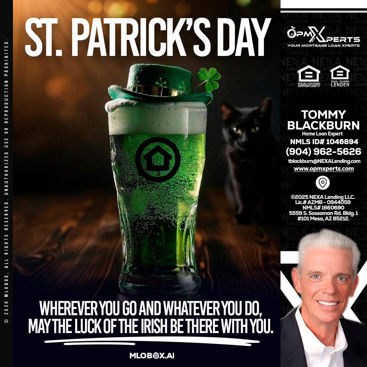 st. Patricks day - OpmXperts Your Mortgage Loan Xperts -