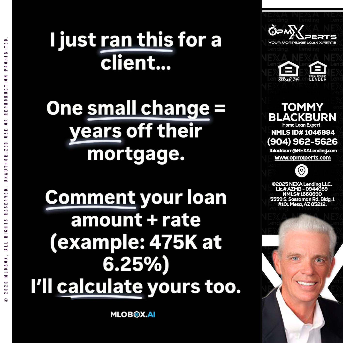 I JUST RAN - OpmXperts Your Mortgage Loan Xperts -