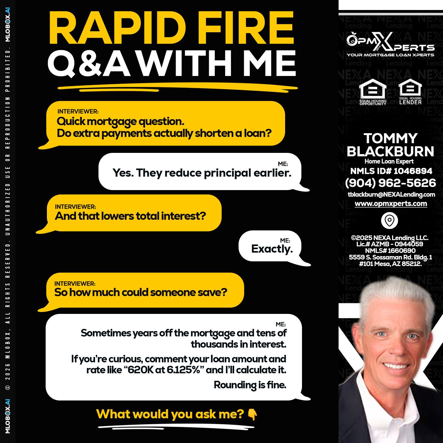 RAPID FIRE QA - OpmXperts Your Mortgage Loan Xperts -