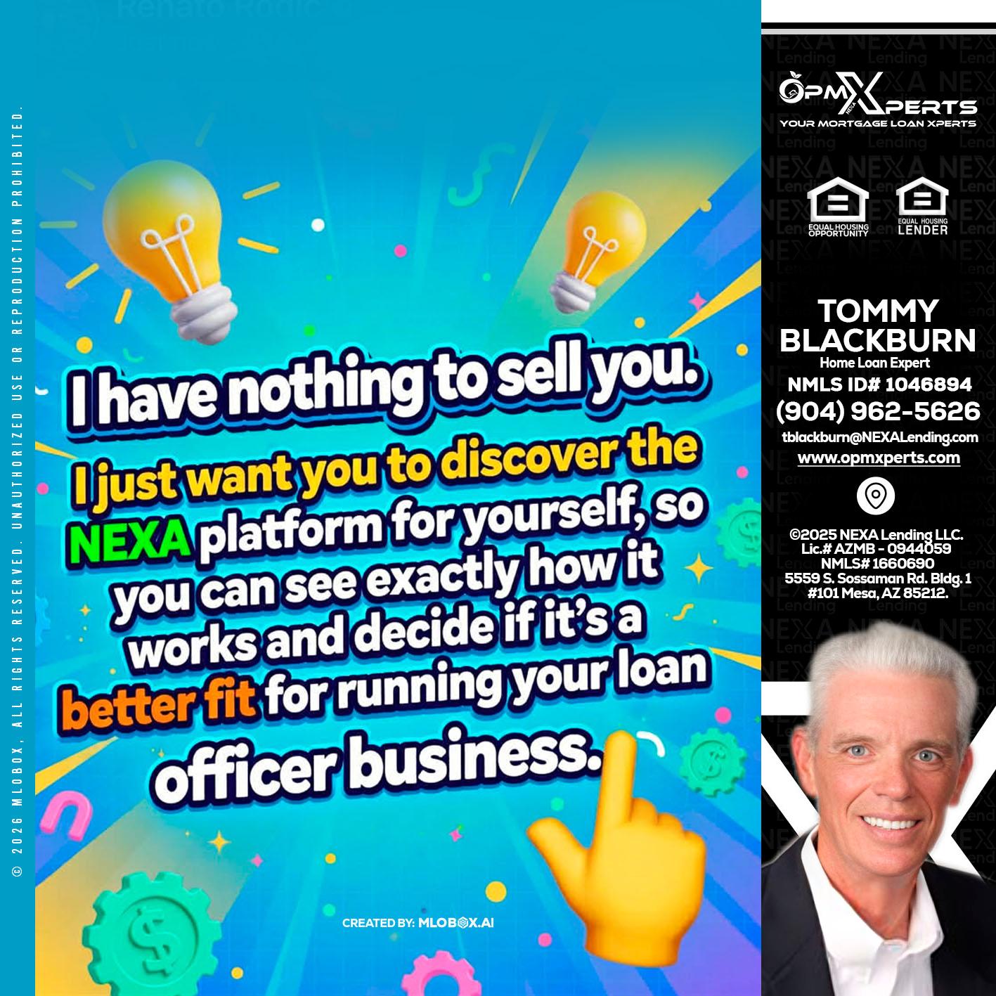 I HAVE NOTHING - OpmXperts Your Mortgage Loan Xperts -