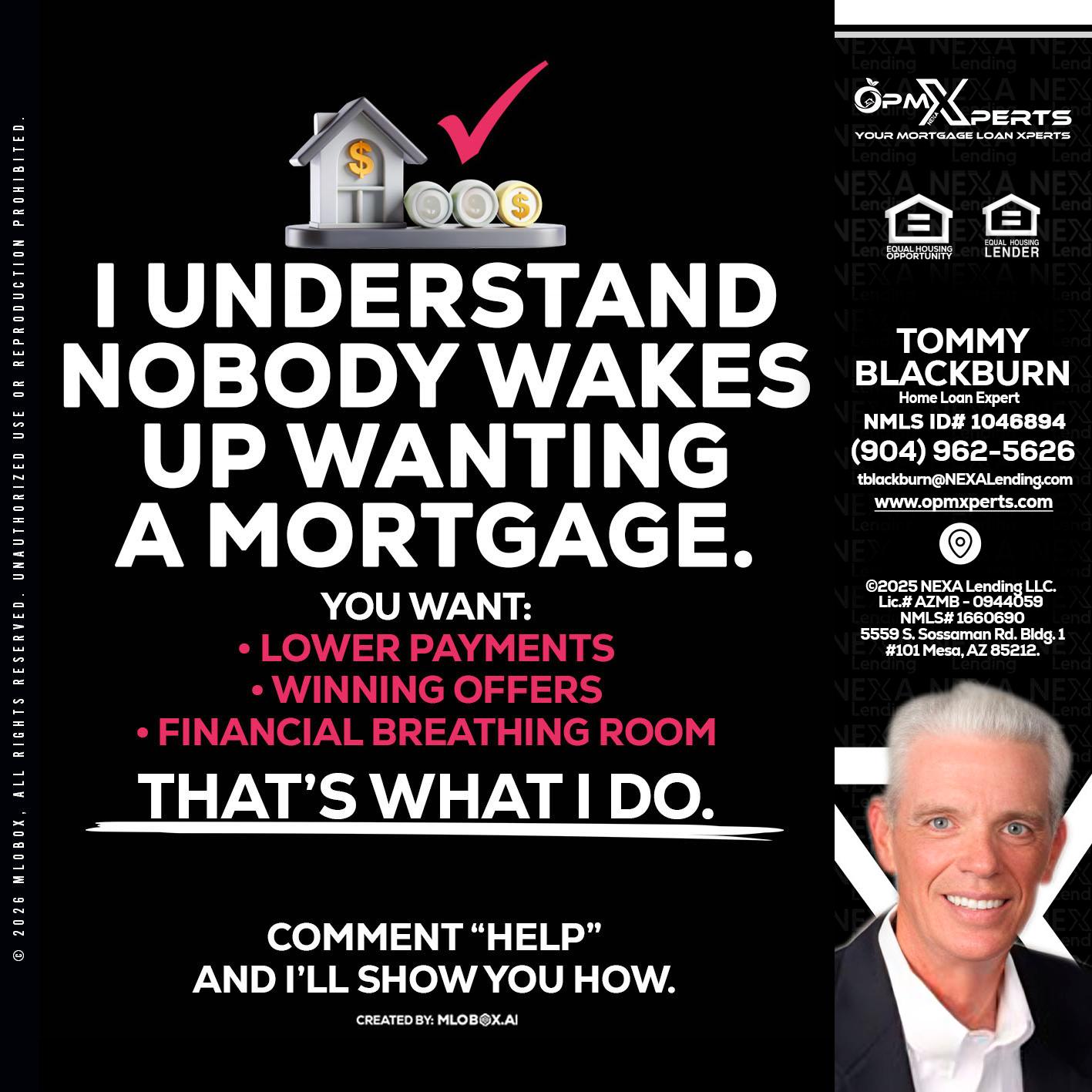 I UNDERSTAND - OpmXperts Your Mortgage Loan Xperts -