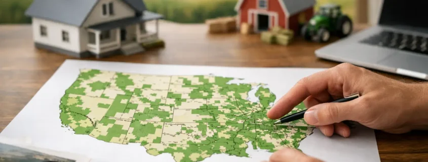 USDA Loan Eligible Areas Map Explained
