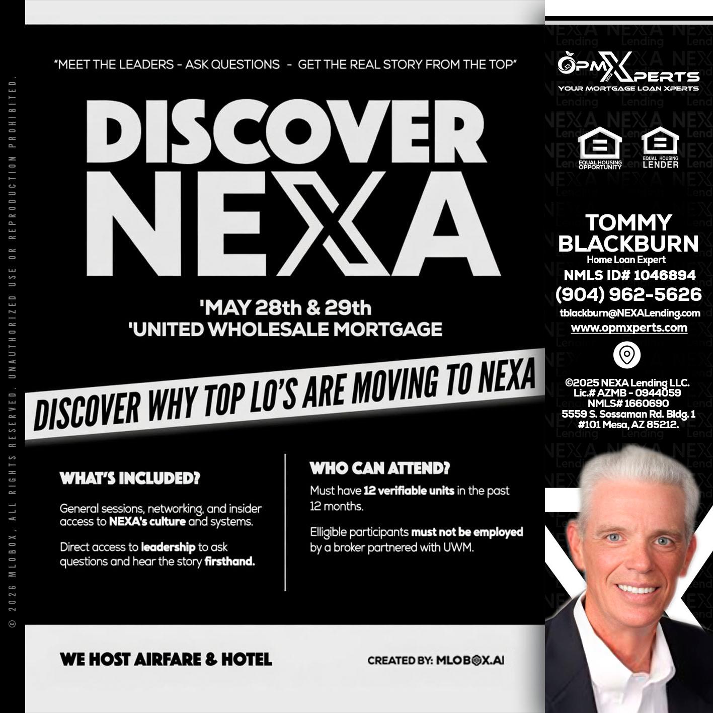 DISCOVER NEXA - OpmXperts Your Mortgage Loan Xperts -