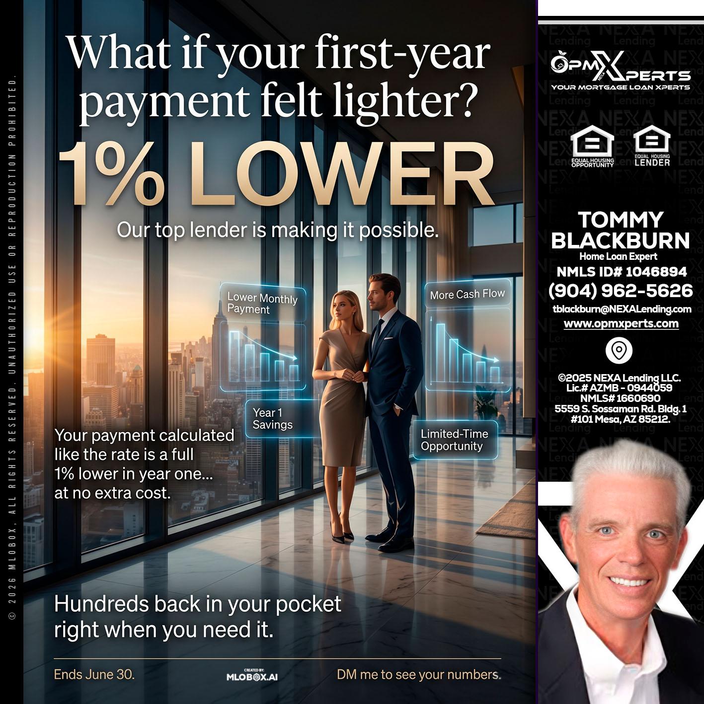 1% LOWER - OpmXperts Your Mortgage Loan Xperts -