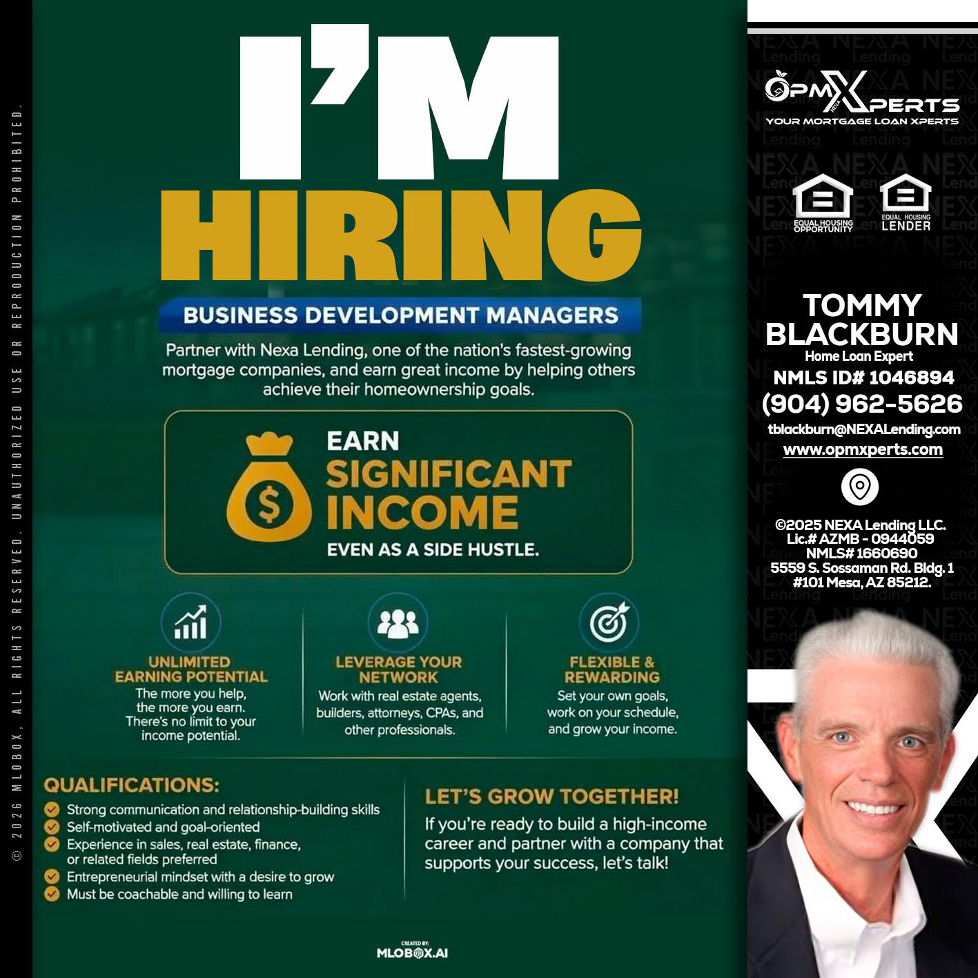 IM HIRING - OpmXperts Your Mortgage Loan Xperts -