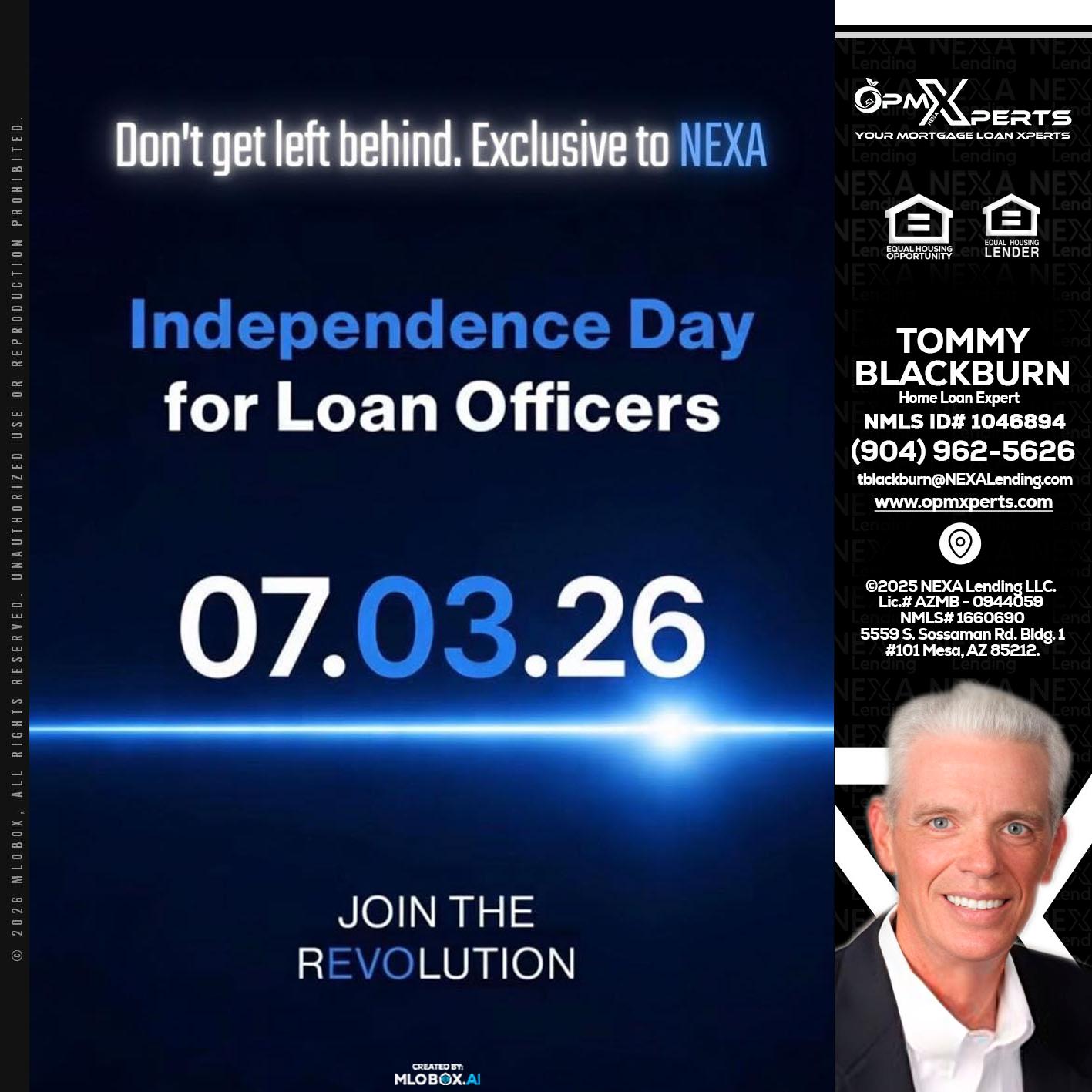 INDEPENDENCE DAY - OpmXperts Your Mortgage Loan Xperts -