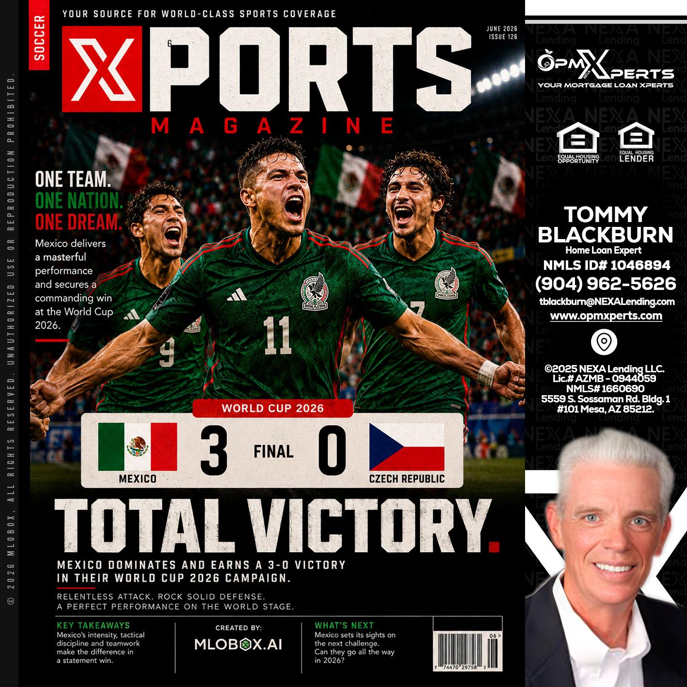 World Cup 2026 MEX 1-0 CZECH - OpmXperts Your Mortgage Loan Xperts -