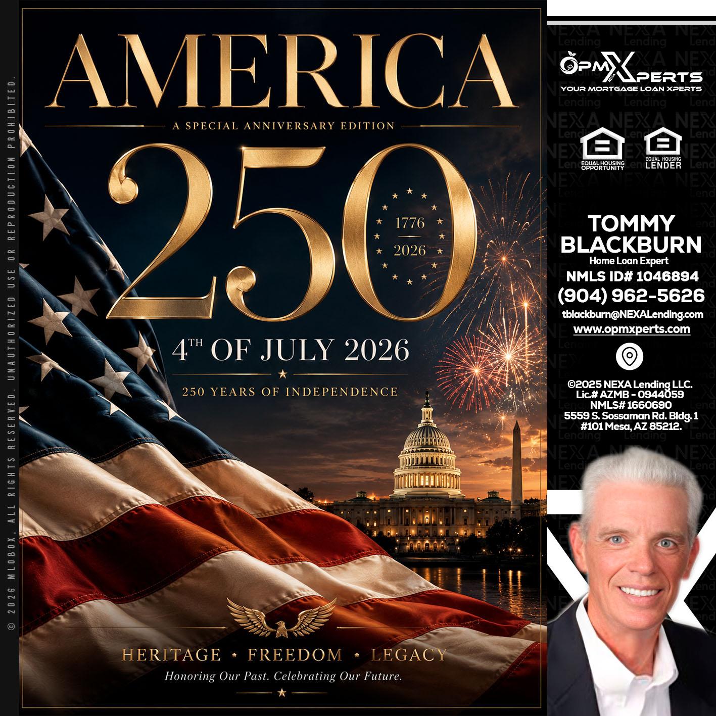 AMERICA 250 TH - OpmXperts Your Mortgage Loan Xperts -