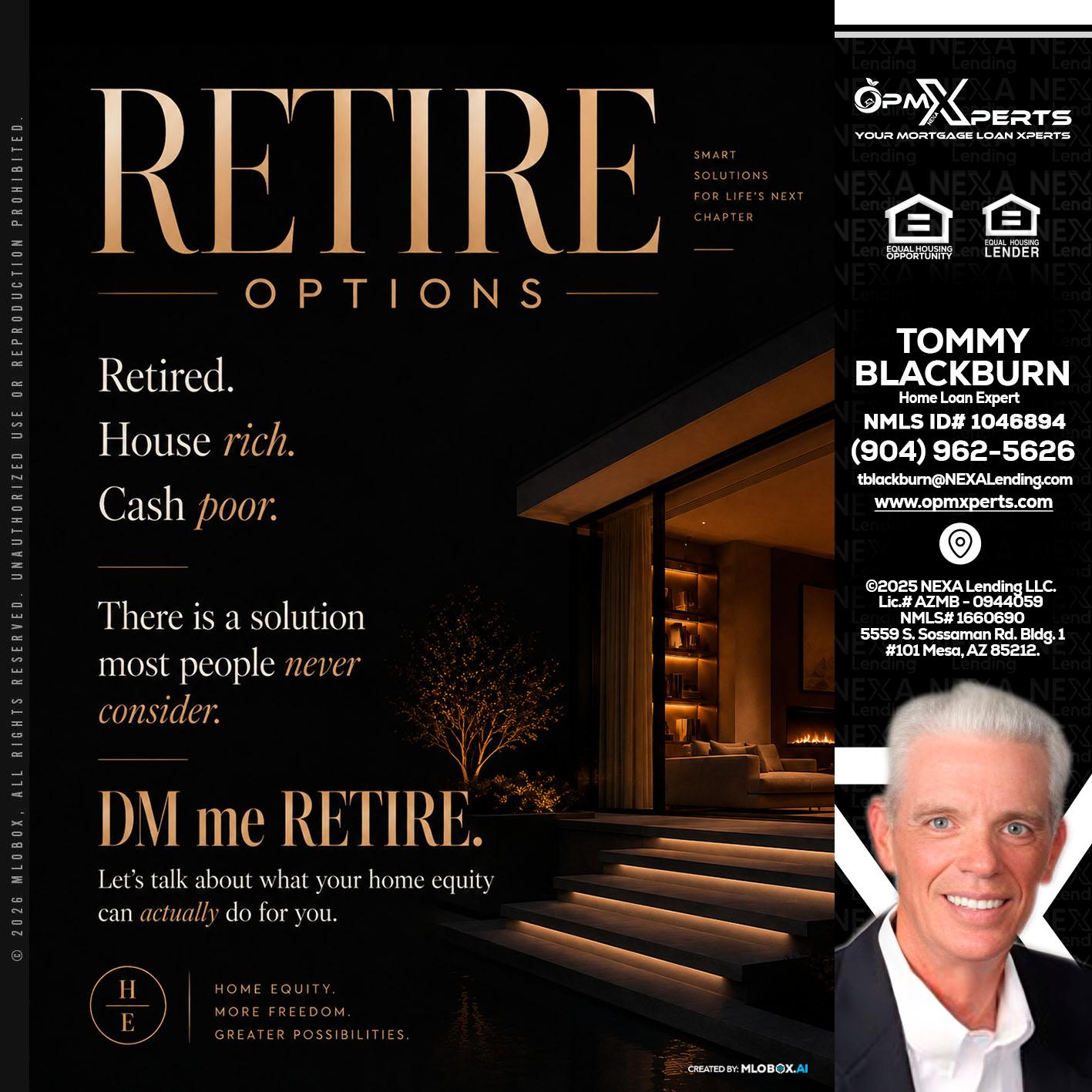 RETIRE LOANS - OpmXperts Your Mortgage Loan Xperts -