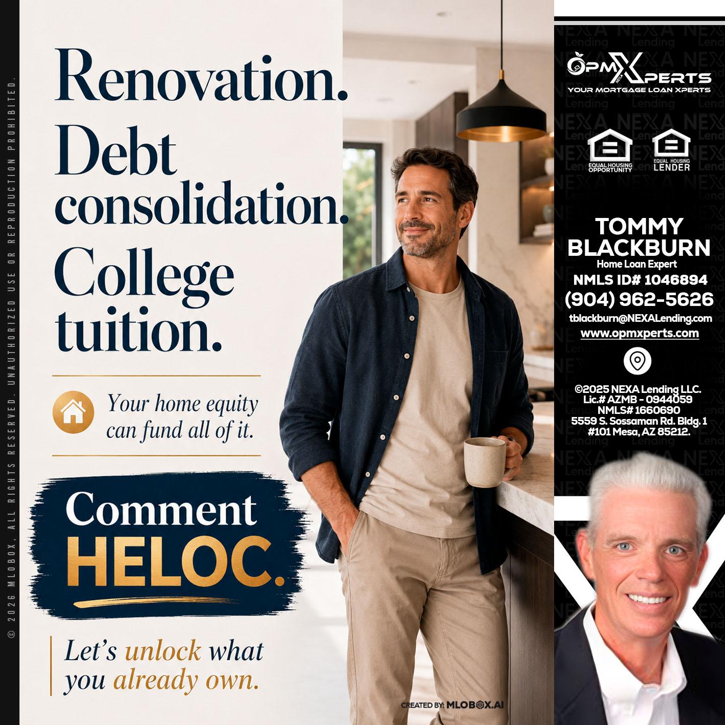 RENOVATION DEBT - OpmXperts Your Mortgage Loan Xperts -