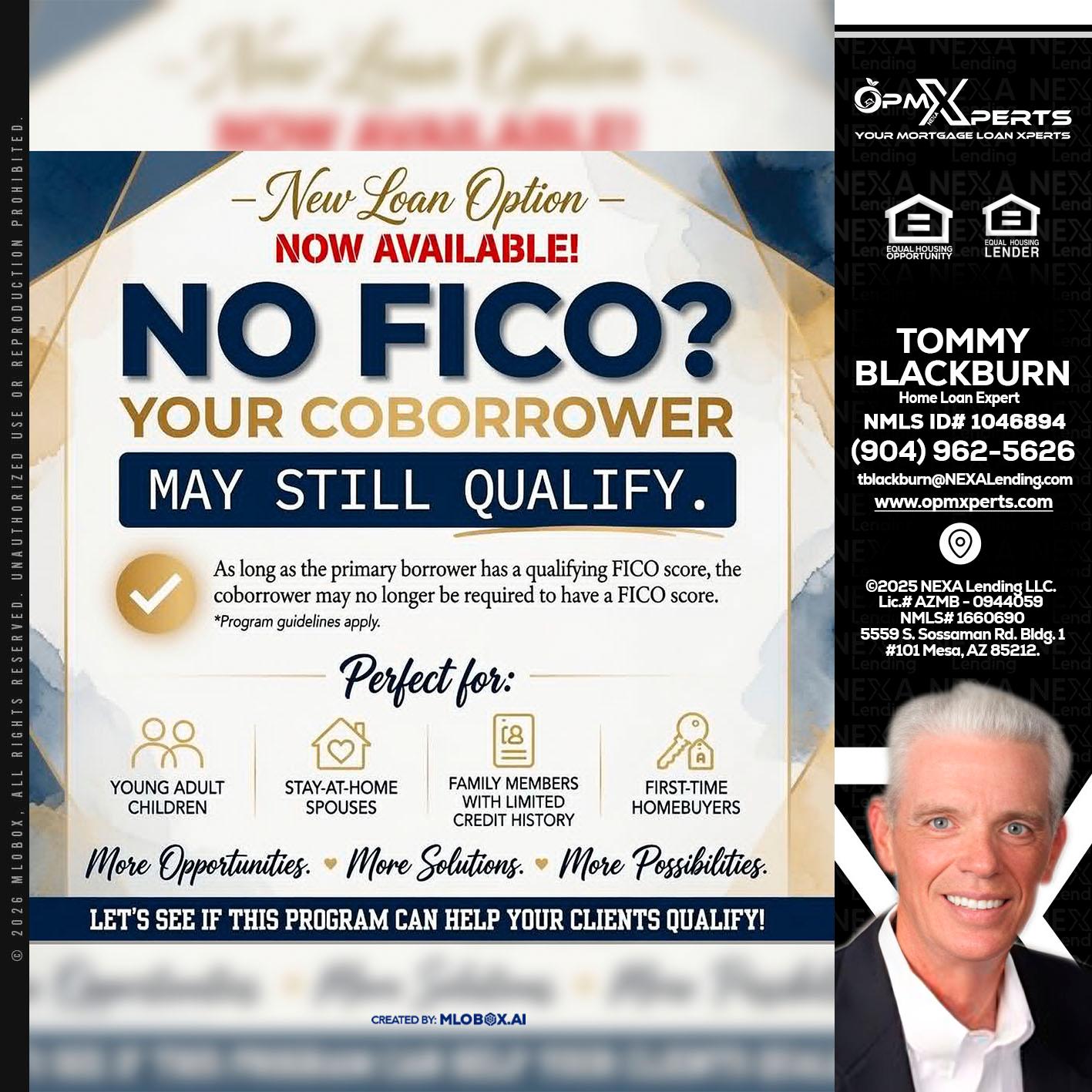 NO FICO? - OpmXperts Your Mortgage Loan Xperts -